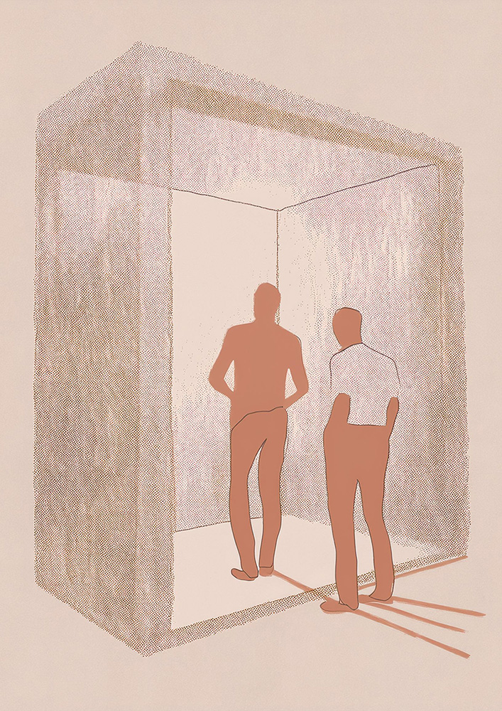 Echo Chamber for Two Bodies